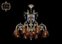 Подвесная люстра Art Classic 31.14.8.KR175SP.250IT.G.Sp.Amber.1B ArtClassic