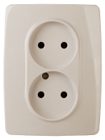 Розетка 2х2P Эра 12-2107-02 Б0031239