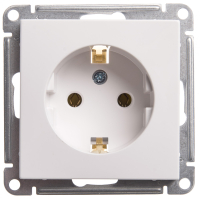 W59 Розетка с заземлением без шторок, 16А, механизм, белый Systeme Electric RS16-154-1-86