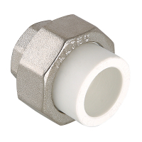 Муфта разъемная 50 х 1 1/2' ВР полипропиленовое PPR белое VALTEC VTp.762.0.05008 PV7625008  