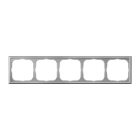 ARTGALLERY рамка 5-постовая, универсальная, алюминий Systeme Electric GAL000305