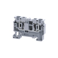 Клемма проходная 6 кв.мм пружинная OptiClip CX-6-I-41A-(0.2-6)-серый КЭАЗ 289715