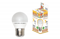 Лампа светодиодная TDM Electric Народная E27 7W 4000K матовая SQ0340-0189