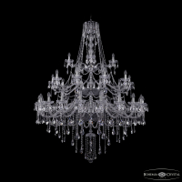 Подвесная люстра Bohemia Ivele Crystal 1415/20+10+5/530/3d Ni