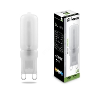 Лампа светодиодная LED 7вт 230в G9 белый капсульная FERON LB-431 25756