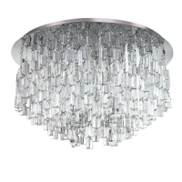 Потолочная люстра Ideal Lux Majestic PL10 Trasparente 113562