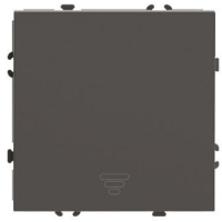 Выключатель 1-кл.самовозвр. (механизм) Stekker Эмили RSW10-5112-09 антрацит soft touch 50366