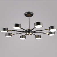 Люстра на штанге Reluce 06660-0.3-08 BK+COP GX53