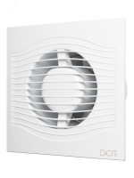 Вентилятор осевой вытяжной с обратным клапаном D100 DiCiTi SLIM 4C 04187