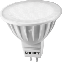 Лампа светодиодная LED 5вт 230в GU5.3 тепло-белый ОНЛАЙТ 71637 19214