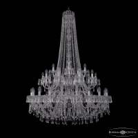 Подвесная люстра Bohemia Ivele Crystal 1403/20+10+5/400/h-164/2d Ni