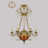 Подвесная люстра Art Classic 31.51.6.CK125SP.250SP.G.Sp.Amber.1A ArtClassic