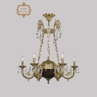 Подвесная люстра Art Classic 31.44.6.KR175SP.250IT.G.Sp.Amber.Blue.1A ArtClassic