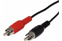 Кабель 2 RCA - 2 RCA, длина 1.5 метра, черный, 17-0103, REXANT