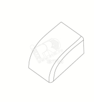 Заглушка 20х10 белая Tplast 50.15.005.003
