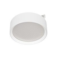 Трековый магнитный светильник Arlight MAG-MICROCOSM-RONDO-R105-10W Warm3000 (WH, 90 deg, 24V) (IP20 Металл) 051822