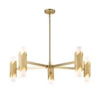 Подвесная люстра Elstead Lighting MARVELE10-AB-OPAL