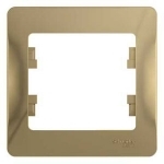 GLOSSA Рамка 1 пост титан Systeme Electric GSL000401