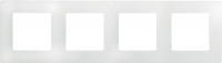 Рамка 4-постовая Legrand Etika белая 672504