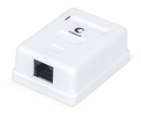 Розетка компьютерная RJ-45. категория 5e. одинарная. внешняя. Dual IDC Cabeus WS-8P8C-Cat.5e-1
