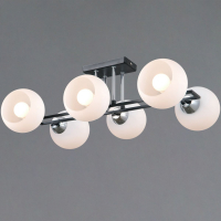 Потолочная люстра Illumico IL0791-6CSQ-25 BK CR TRENTO