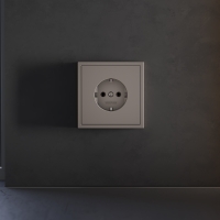 Накладка для розетки с заземлением Voltum S70 (капучино) VLS000614