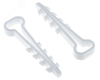 Дюбель-хомут 5х10 белый (100шт) EKF plc-cd1-5х10w