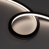 Светодиодная герметичная лента Arlight NOVA-TOP-BLACK-A120-16х15mm 24V Day4000 (10 W/m, IP67, 2835, 5m, wire x2) 049082