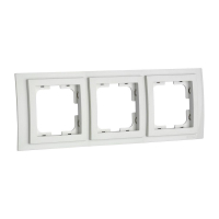 Рамка на 3 поста Mono Electric Larissa белый 103-191900-162