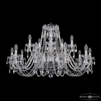 Подвесная люстра Bohemia Ivele Crystal 1402/10+5/360 Ni
