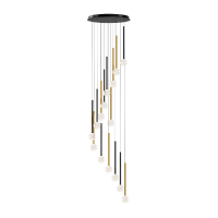 Каскадная люстра Maytoni Bubble dream MOD383PL-L40BBS3K