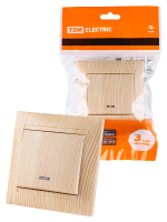 Выключатель одноклавишный с подсветкой Лама TDM Electric SQ1815-0304