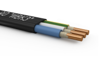 Кабель силовой ВВГнгП(А)-FRLSLTx 3х2.5ок плоский (N.PE)-0.66ТРТС  100м Ивановский кабельный завод 00-00038989