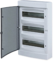 Щит распределительный навесной Unix белая дверь 3х12 модулей IP40 PROxima EKF uх-3х12-nw
