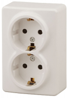 Розетка 2P+E Schuko со шторками Эра 11-2206-02 Б0020695