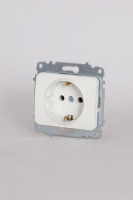 Розетка с заземлением ELBI Jazz 607-016200-217