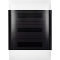 Practibox S Пластиковый щиток Встраиваемый (ЩРв-П) 3X18 Дымчатая дверь Legrand 137558