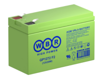 Аккумулятор GP 12В 7.2Ач WBR WBR GP1272 Аккумулятор GP1272 F2