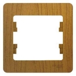 GLOSSA Рамка 1 пост дуб Systeme Electric GSL000501