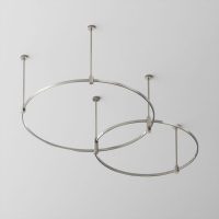 Основание Medium круглое двухуровневое на жестких подвесах для трековых светильников Maytoni Technical Flarity TFC-Flar-M01-PT