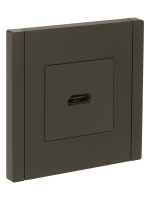 FORTE&PIANO Розетка HDMI FP340 серый IEK FP-H10-K03