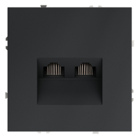 Розетка компьютерная двойная Voltum S70 VLS060207