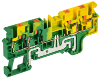 Колодка клеммная CP-MC-PEN земля 4 вывода 2.5мм2 IEK YCT22-03-4-K52-002