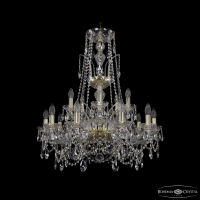 Подвесная люстра Bohemia Ivele Crystal 1411/10+5/240/XL-86 G