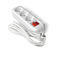 Удлинитель S-303А ПВС 3*1.5 ,3 гнезда, с заземлением, с выключателем, 5м (еврослот) UNIVersal 1727