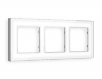 Рамка трехместная Ambrella Volt Arctic AF580133