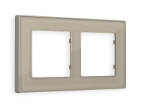 Рамка двухместная Ambrella Volt Arctic AF580362