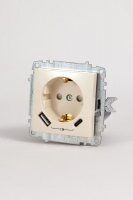 Розетка с/з зарядка (Type C+USB) ELBI Zena Vega 609-010300-334