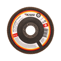 Круг лепестковый торцевой, P120, 115х22.2мм Kranz KR-90-0009