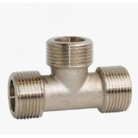 Тройник ННН 1/2'х1/2'х1/2' никелированный Aquadeel BFN-011-101